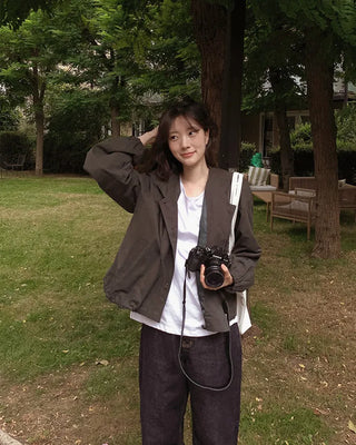 Cotton military jacket
