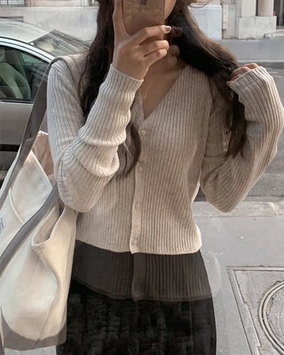Soft Rib Cardigan - 5 Colors