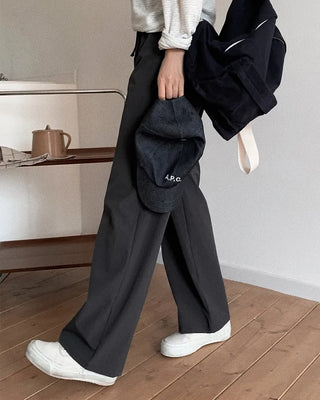 (basic/long) Cool wide pants - 4 colors