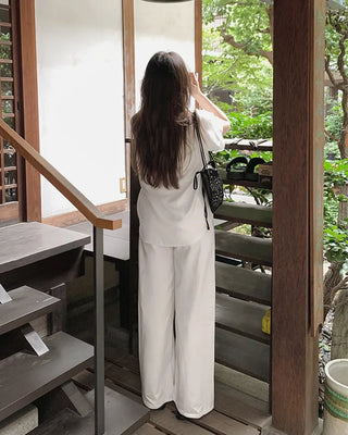 Silky 2-Pocket Blouse Shirt - 4 Colors