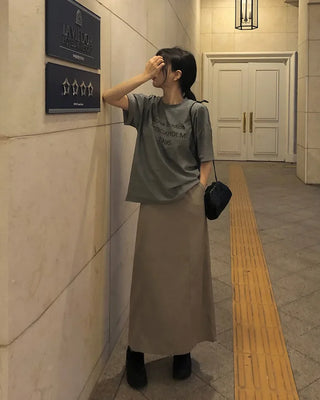 Daily long skirt