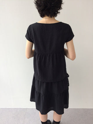 Striped Border Blouse