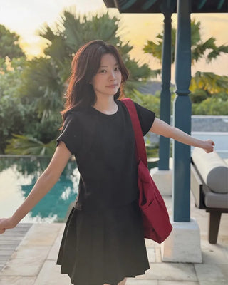 (7 colors) Basic short-sleeved T-shirt