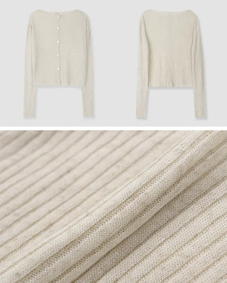 Slim Linen Cardigan - 4 Colors