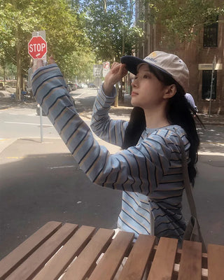 Striped sweatshirt