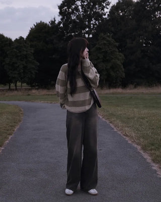 Cashmere striped knit