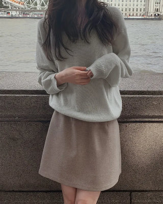 Slim Heart V-Neck Knit