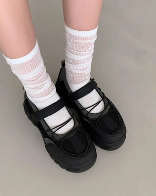 Platform Merijane String Sneakers (2 colors)