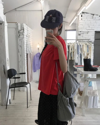 Frilled polka dot skirt