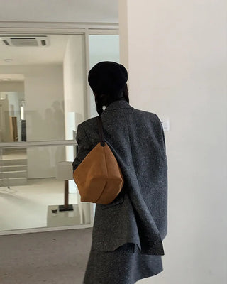 Suede bag