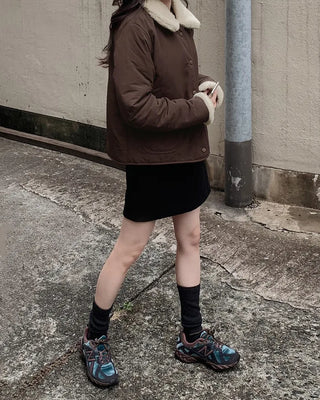 Teddy Bear Boa Collar Down Jacket