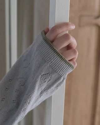 Perforated knit