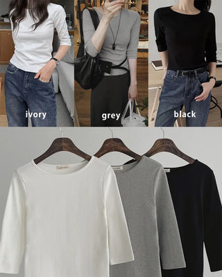 5/8 length clean T-shirt