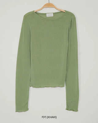 Layered long-sleeved set