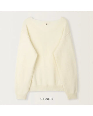Slim Heart V-Neck Knit