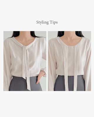 Standard tie blouse