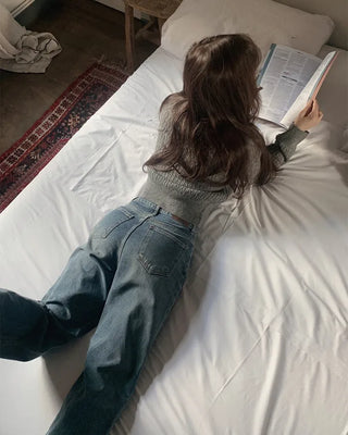 Wide Denim Pants - 4 sizes