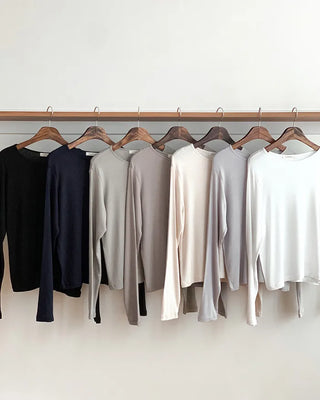 (9 colors) Slim Soft Rib T-Shirt