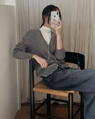 Premium Slit Denim Pants