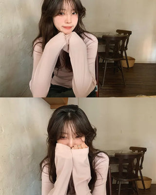 (8 colors) Basic Soft Long-Sleeve T-Shirt (Long Tee)
