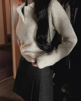 Basic knit color knit