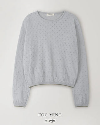 Perforated knit