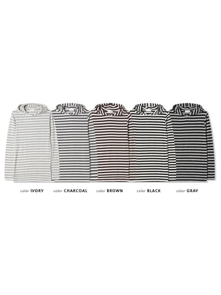 Striped Hooded Parka