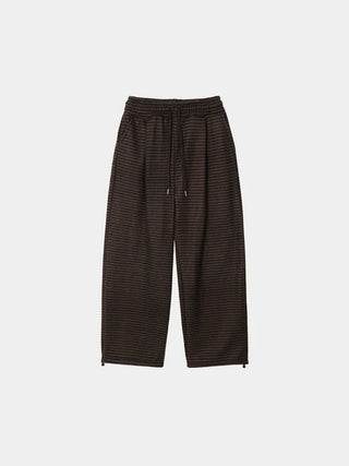 (2 colors) Striped Wide Fleece Pants