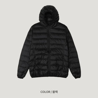 Lightweight duck down jacket