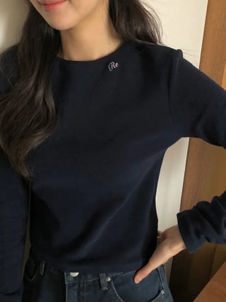 (5 colors) Peach brushed T-shirt