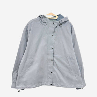Two-tone hooded blouson