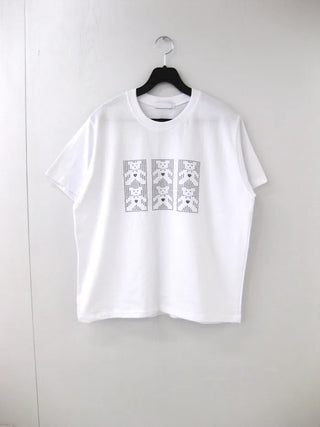 (3 colors) Printed Short-Sleeve T-Shirt