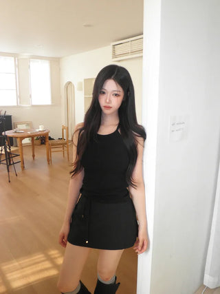 (2 colors) Halter neck camisole