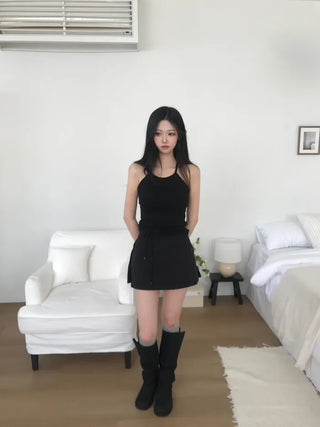 (2 colors) Halter neck camisole