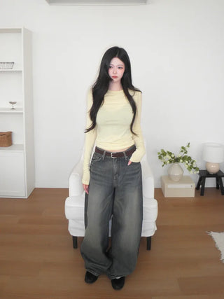 Vintage wide-leg jeans