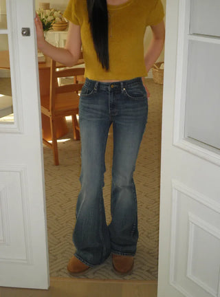 Flared jeans