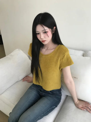 (4 colors) Terry T-shirt