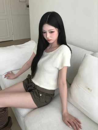 (4 colors) Terry T-shirt