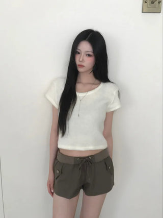 (4 colors) Terry T-shirt