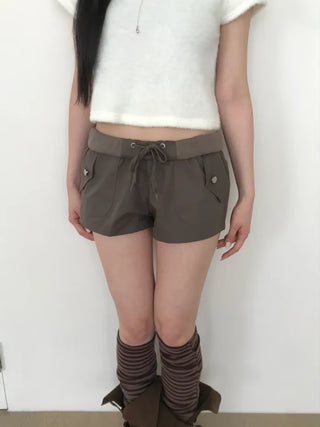 (3 colors) Cargo pocket shorts