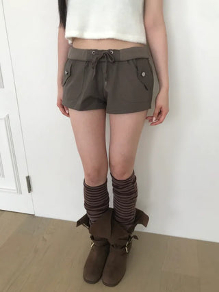 (3 colors) Cargo pocket shorts