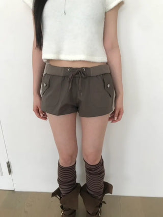 (3 colors) Cargo pocket shorts