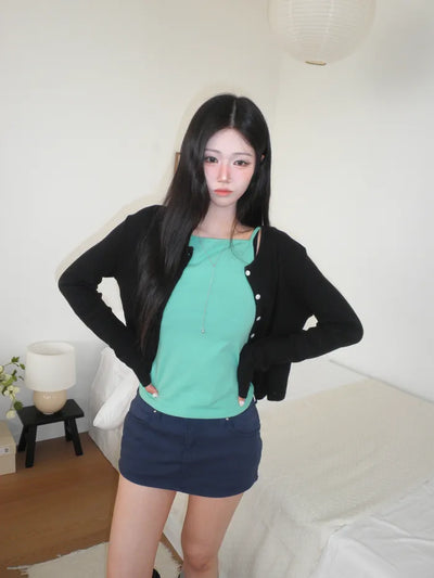 (6 colors) Square Sleeveless