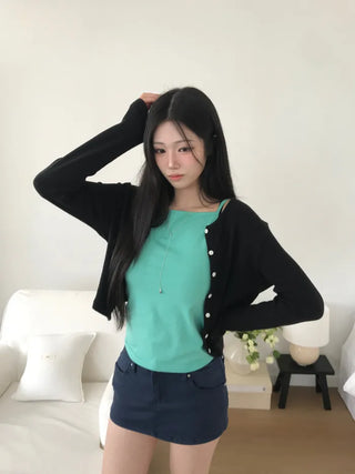(6 colors) Square Sleeveless