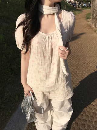 [3 colors] Baby Flower Mini Dress