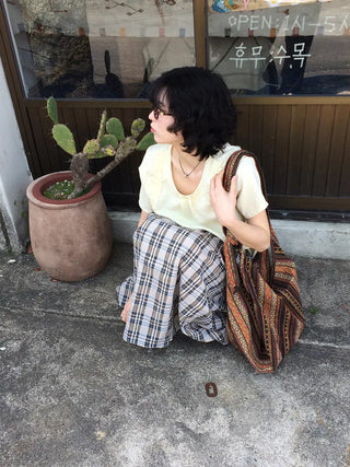 Vintage ethnic shoulder bag