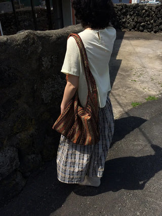 Vintage ethnic shoulder bag