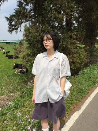 Pigmented elastic waist pants