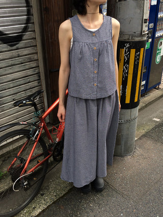 [2-Piece] Striped Set-up