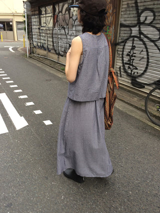 [2-Piece] Striped Set-up